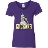 T-Shirts Purple / S Mobender Women's V-Neck T-Shirt