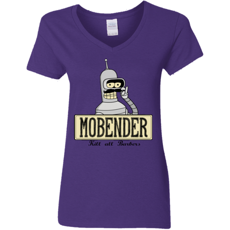 T-Shirts Purple / S Mobender Women's V-Neck T-Shirt