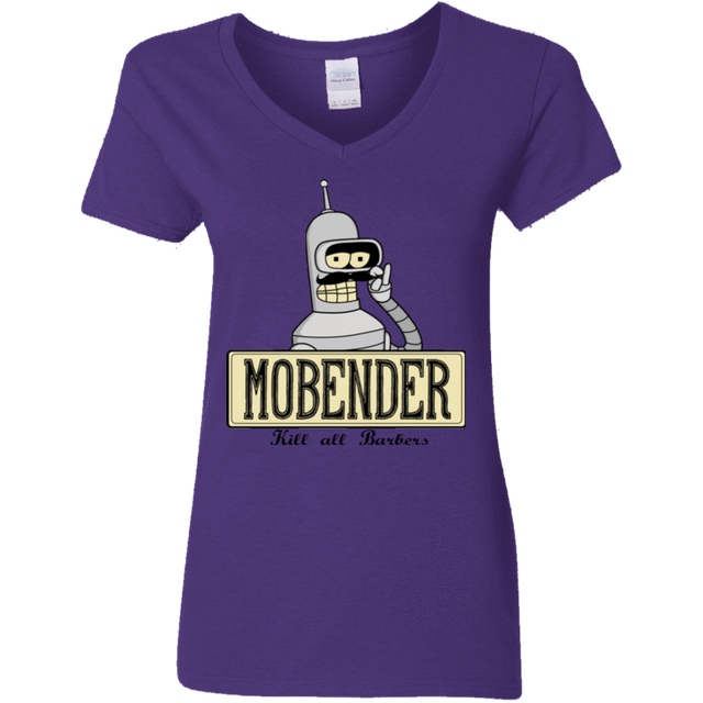 T-Shirts Purple / S Mobender Women's V-Neck T-Shirt