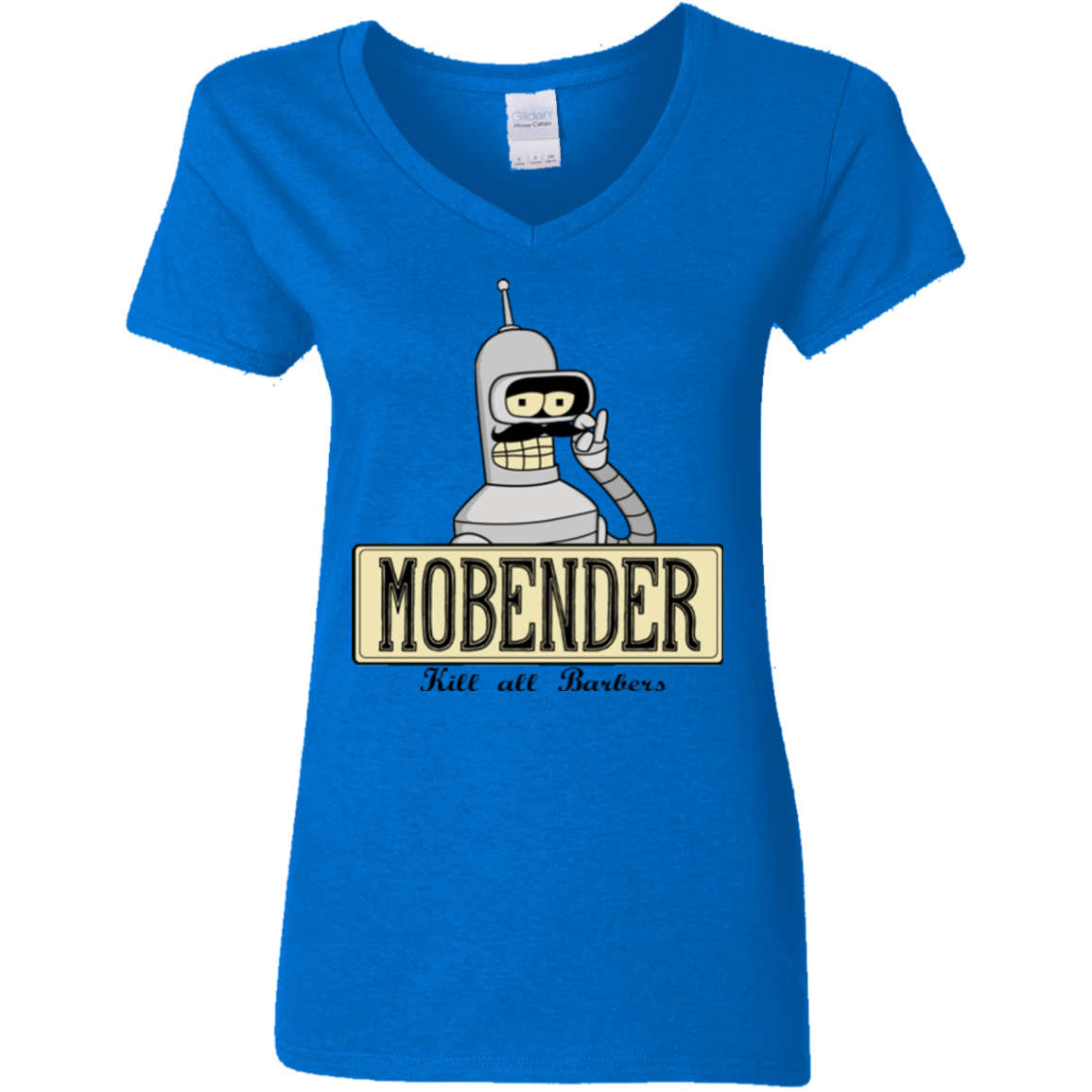 T-Shirts Royal / S Mobender Women's V-Neck T-Shirt