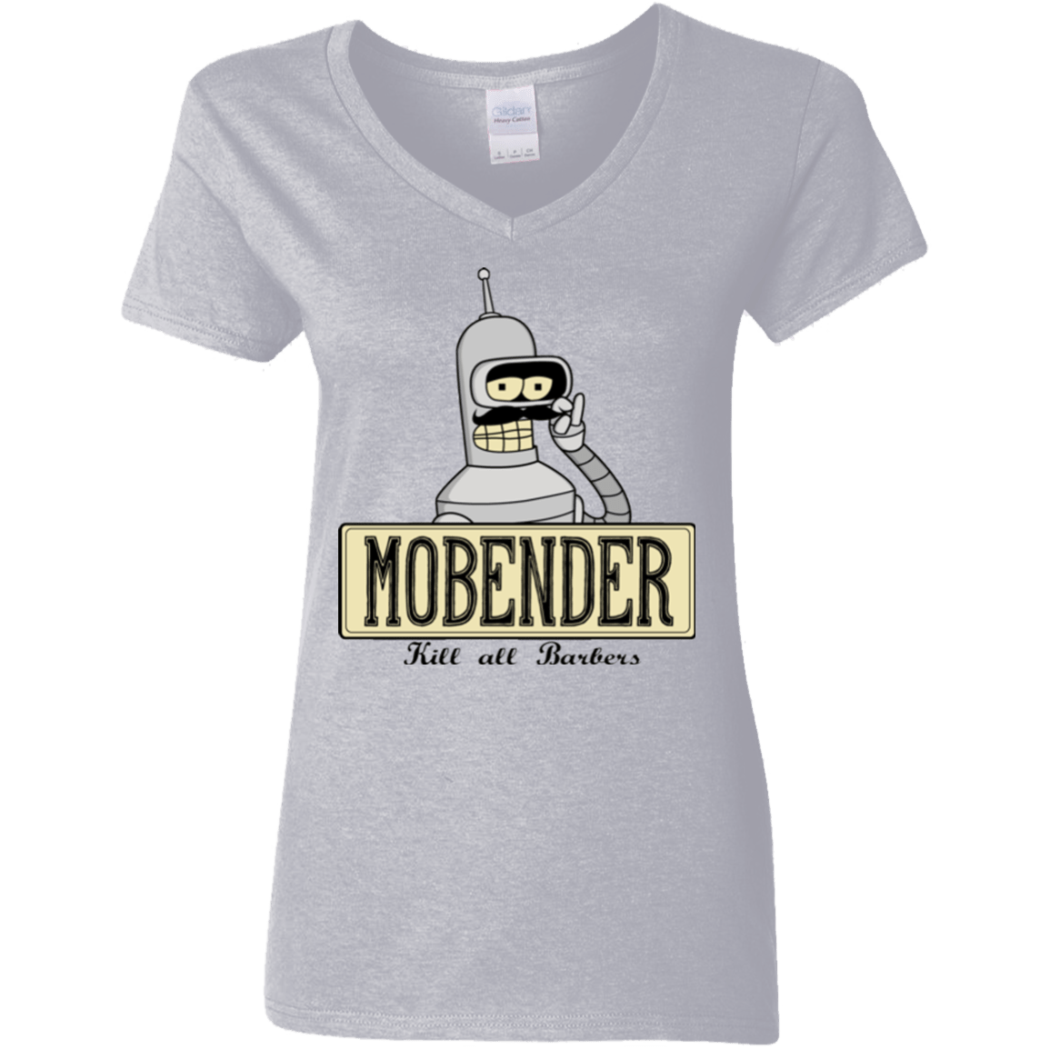 T-Shirts Sport Grey / S Mobender Women's V-Neck T-Shirt