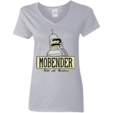 T-Shirts Sport Grey / S Mobender Women's V-Neck T-Shirt