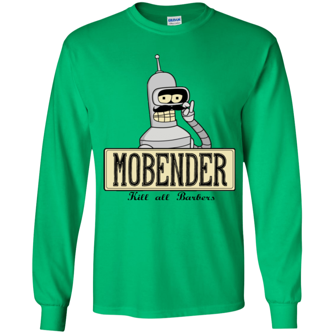 T-Shirts Irish Green / YS Mobender Youth Long Sleeve T-Shirt