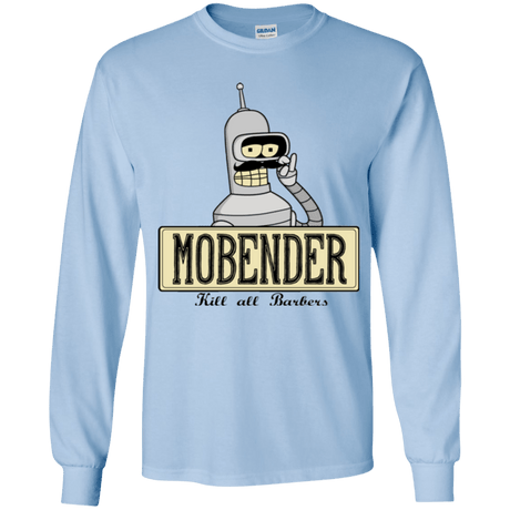 T-Shirts Light Blue / YS Mobender Youth Long Sleeve T-Shirt