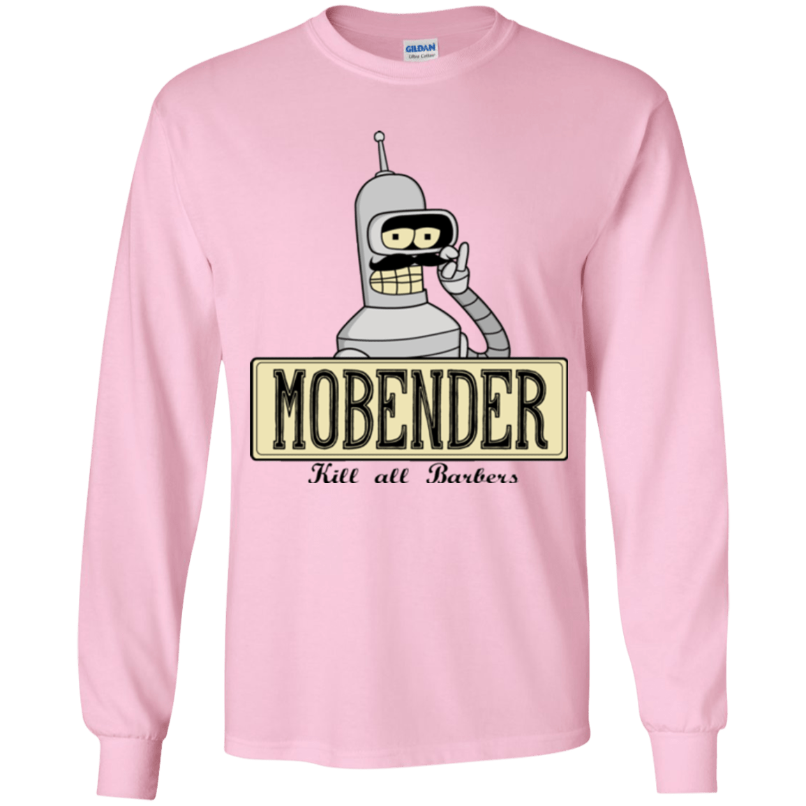 T-Shirts Light Pink / YS Mobender Youth Long Sleeve T-Shirt