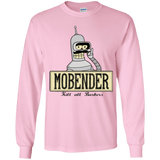 T-Shirts Light Pink / YS Mobender Youth Long Sleeve T-Shirt