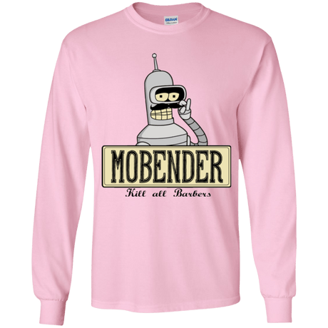 T-Shirts Light Pink / YS Mobender Youth Long Sleeve T-Shirt