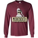 T-Shirts Maroon / YS Mobender Youth Long Sleeve T-Shirt
