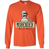 T-Shirts Orange / YS Mobender Youth Long Sleeve T-Shirt