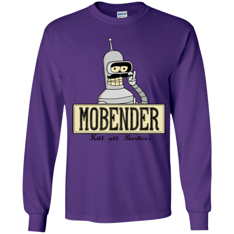 T-Shirts Purple / YS Mobender Youth Long Sleeve T-Shirt