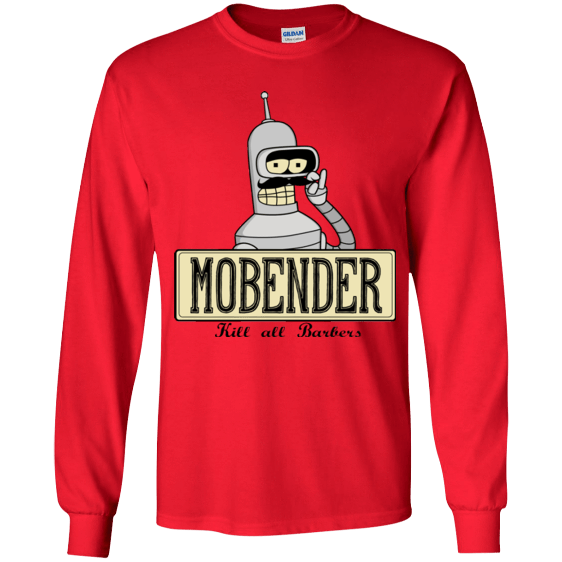 T-Shirts Red / YS Mobender Youth Long Sleeve T-Shirt