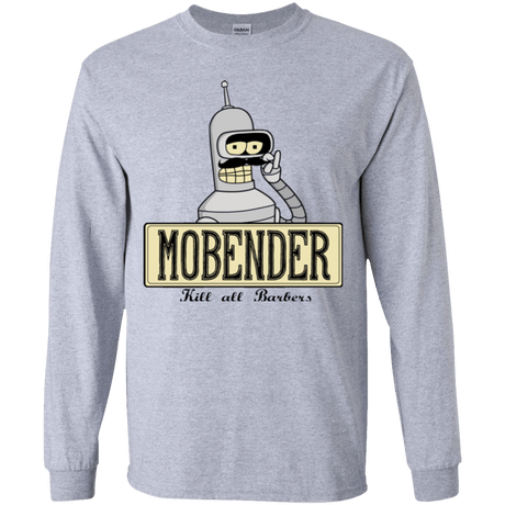 T-Shirts Sport Grey / YS Mobender Youth Long Sleeve T-Shirt