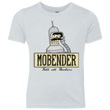 T-Shirts Heather White / YXS Mobender Youth Triblend T-Shirt