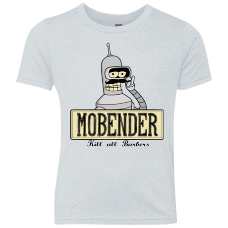 T-Shirts Heather White / YXS Mobender Youth Triblend T-Shirt