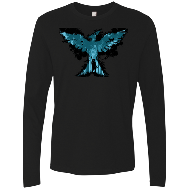 T-Shirts Black / Small Mocking jay Men's Premium Long Sleeve