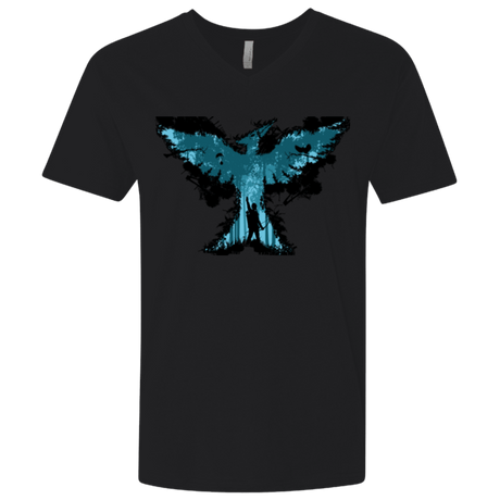 T-Shirts Black / X-Small Mocking jay Men's Premium V-Neck