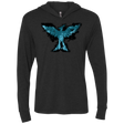 T-Shirts Vintage Black / X-Small Mocking jay Triblend Long Sleeve Hoodie Tee