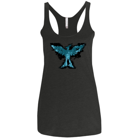 T-Shirts Vintage Black / X-Small Mocking jay Women's Triblend Racerback Tank