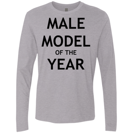T-Shirts Heather Grey / Small Model of the Year Men's Premium Long Sleeve