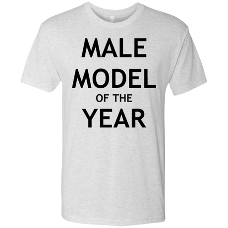 T-Shirts Heather White / Small Model of the Year Men's Triblend T-Shirt