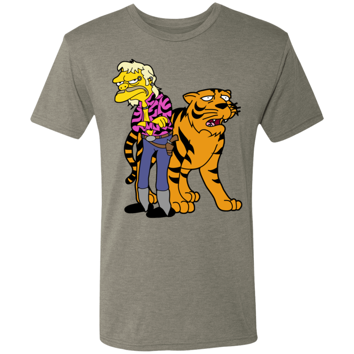 T-Shirts Venetian Grey / S Moe Exotic Men's Triblend T-Shirt