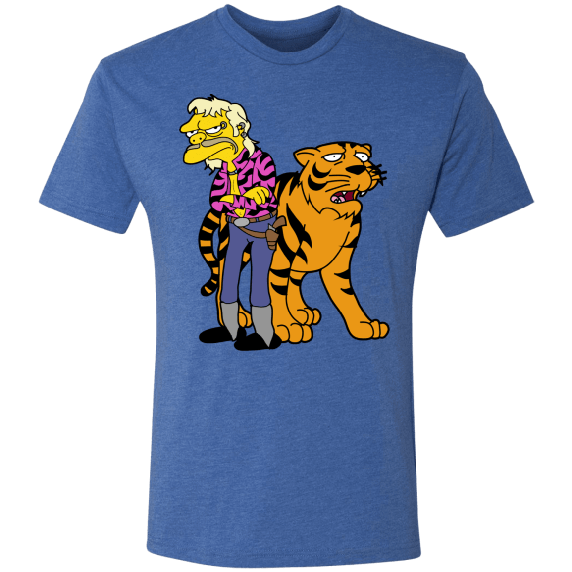 T-Shirts Vintage Royal / S Moe Exotic Men's Triblend T-Shirt