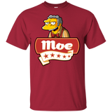 T-Shirts Cardinal / S Moe Five Stars T-Shirt