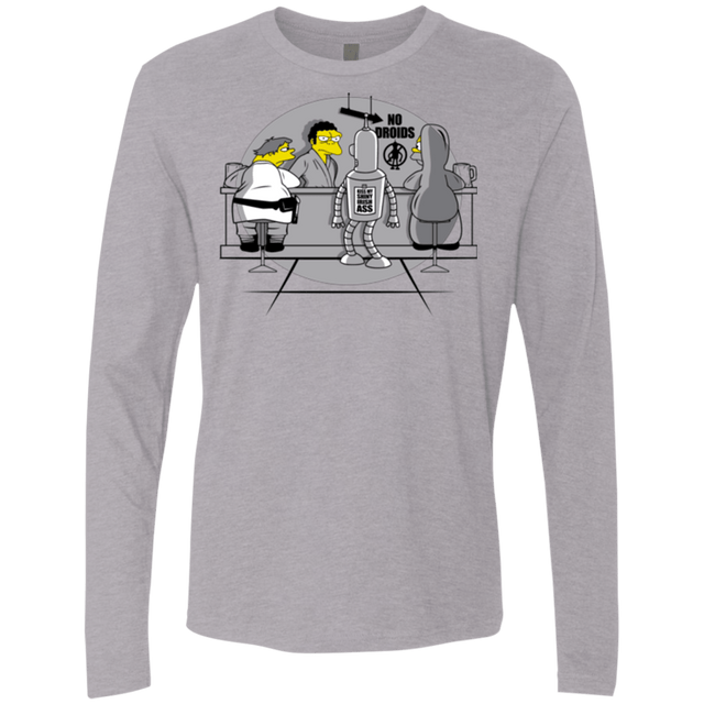 T-Shirts Heather Grey / Small Moes Cantina Irish Men's Premium Long Sleeve