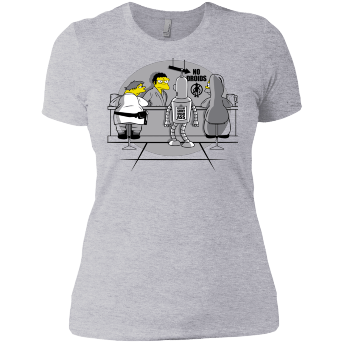 T-Shirts Heather Grey / X-Small Moes Cantina Irish Women's Premium T-Shirt