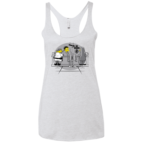 T-Shirts Heather White / X-Small Moes Cantina Irish Women's Triblend Racerback Tank