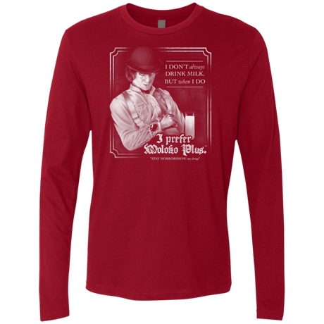 T-Shirts Cardinal / Small Moloko XX Men's Premium Long Sleeve