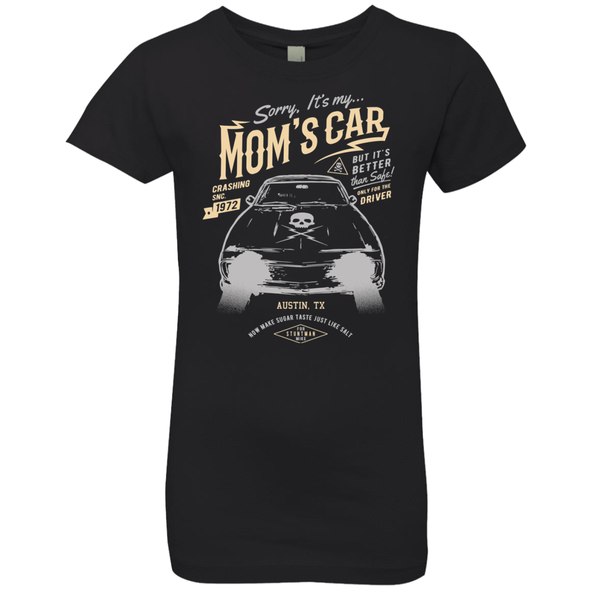 T-Shirts Black / YXS Mom's Car Girls Premium T-Shirt