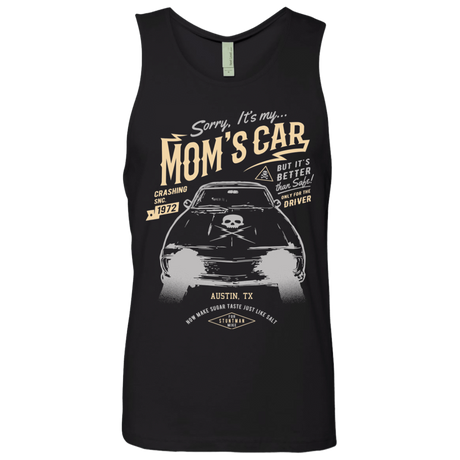 T-Shirts Black / Small Mom's Car Men's Premium Tank Top