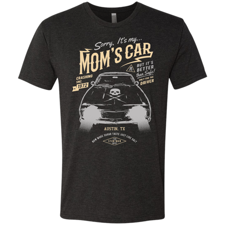 T-Shirts Vintage Black / Small Mom's Car Men's Triblend T-Shirt