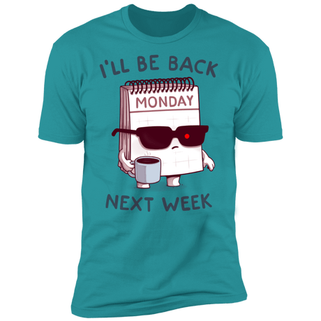 T-Shirts Tahiti Blue / S Monday is Back Men's Premium T-Shirt