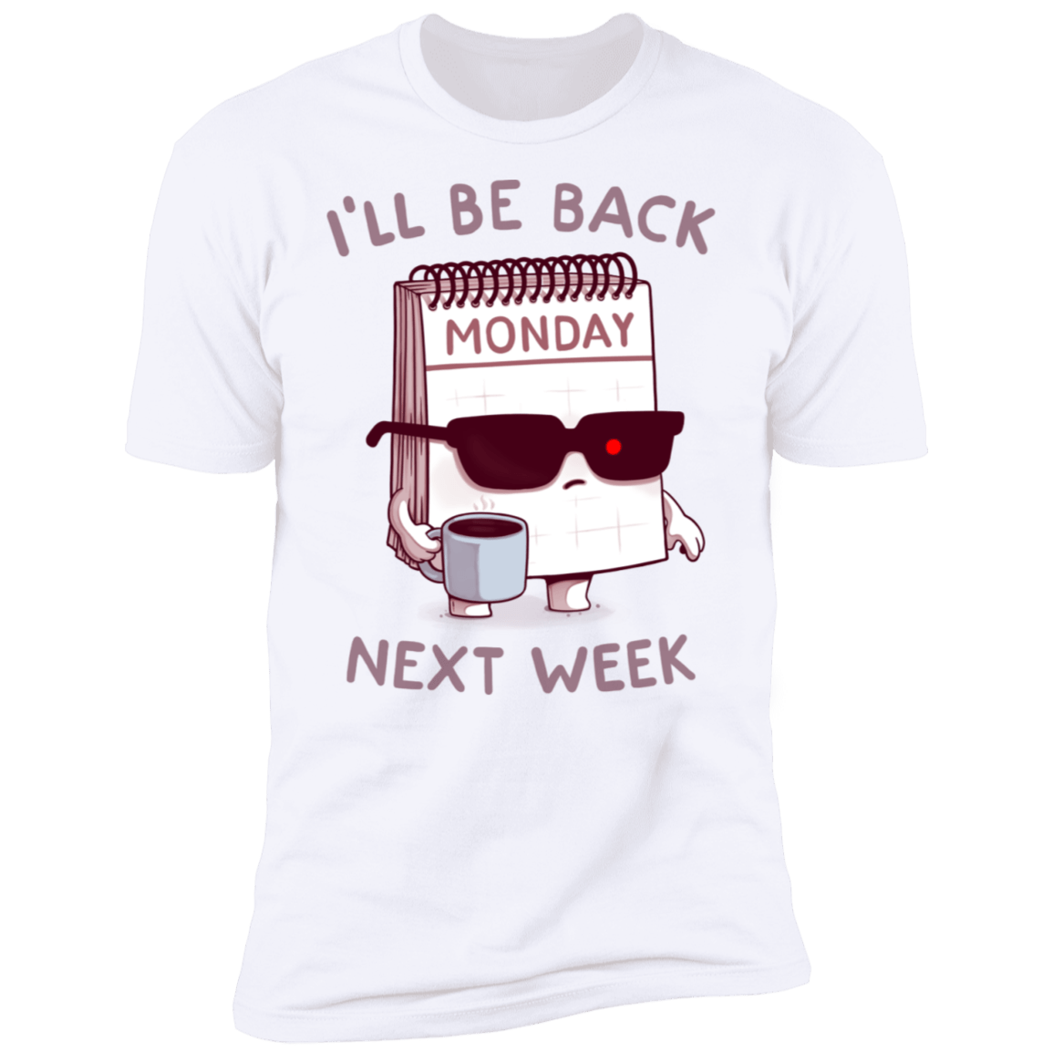 T-Shirts White / S Monday is Back Men's Premium T-Shirt