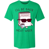 T-Shirts Envy / S Monday is Back Men's Triblend T-Shirt