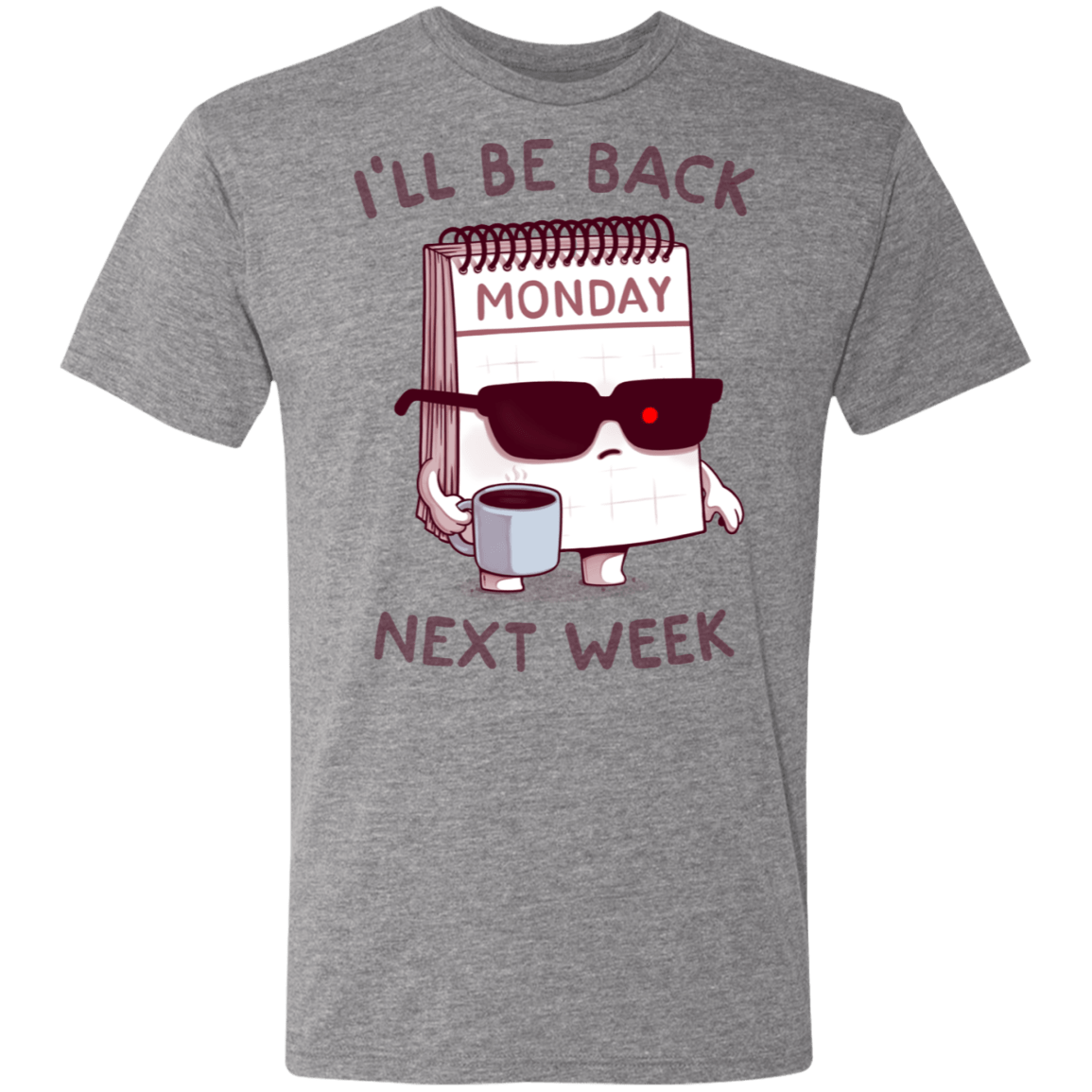 T-Shirts Premium Heather / S Monday is Back Men's Triblend T-Shirt