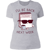 T-Shirts Heather Grey / S Monday is Back Women's Premium T-Shirt