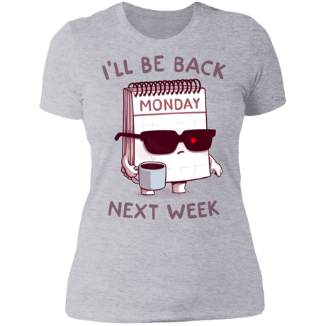 T-Shirts Heather Grey / S Monday is Back Women's Premium T-Shirt