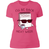 T-Shirts Hot Pink / S Monday is Back Women's Premium T-Shirt