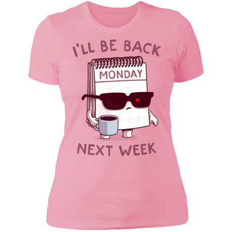 T-Shirts Light Pink / S Monday is Back Women's Premium T-Shirt