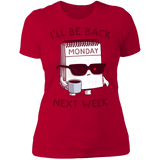 T-Shirts Red / S Monday is Back Women's Premium T-Shirt