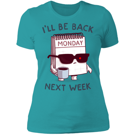 T-Shirts Tahiti Blue / S Monday is Back Women's Premium T-Shirt