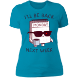 T-Shirts Turquoise / S Monday is Back Women's Premium T-Shirt