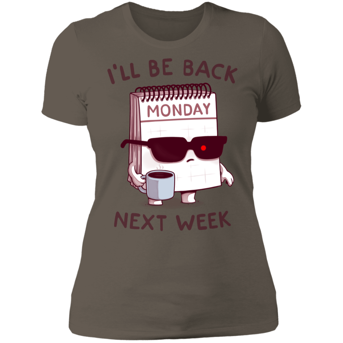 T-Shirts Warm Grey / S Monday is Back Women's Premium T-Shirt