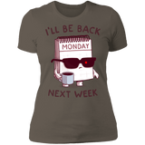 T-Shirts Warm Grey / S Monday is Back Women's Premium T-Shirt