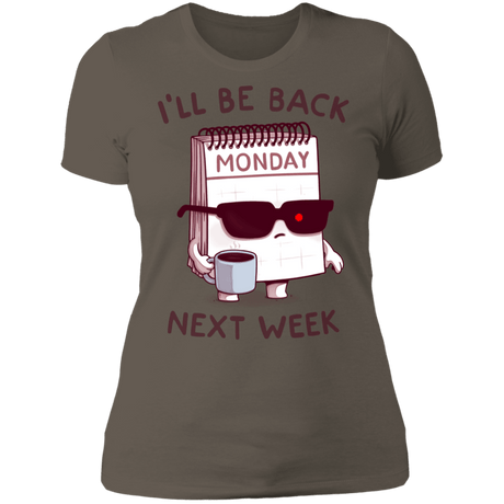 T-Shirts Warm Grey / S Monday is Back Women's Premium T-Shirt