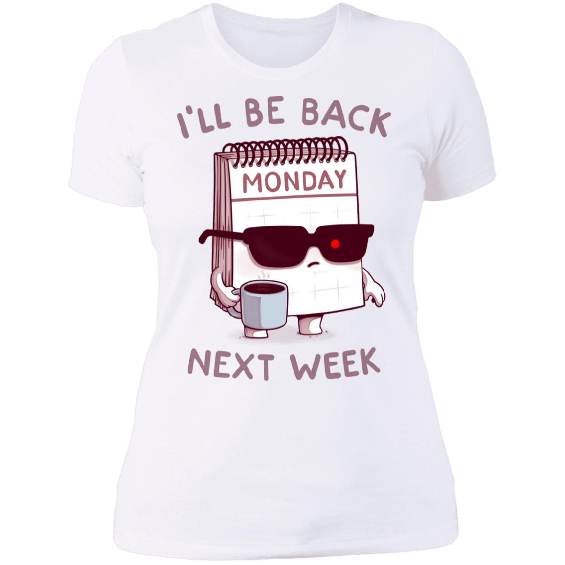 T-Shirts White / S Monday is Back Women's Premium T-Shirt