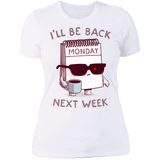 T-Shirts White / S Monday is Back Women's Premium T-Shirt